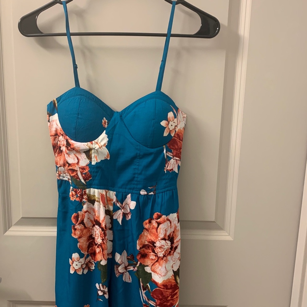 3/$35 Band of Gypsies floral jumpsuit